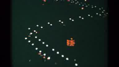 Minnesota USA (1964): Lights Moving Across The Night Cutting To Purple Desert Sky