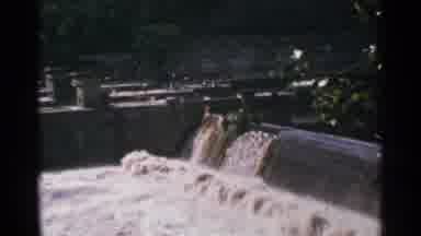 Minnesota USA (1964): This Scene Shows A Close Up Look At This Huge Dam