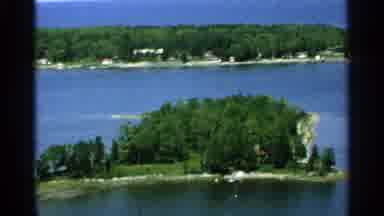 Washington Island Wisconsin (1964): Elevated Islands And Coastal Area Of Populated