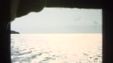 Washington Island Wisconsin (1964): The Ocean Is Shown Then A Coastline Is Shown