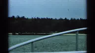 Washington Island Wisconsin (1964): Green Trees Blue Sky And Water On A Clear Day