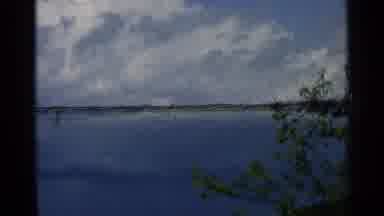 Washington Island Wisconsin (1964): Some Water Crashing Up Against A Cliff Causing