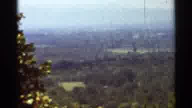 Arkansas USA (1965): There Is A Landscape View From The Top Of A Mountain During