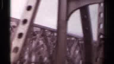 Arkansas USA (1965): The Railing On The Side Of A Bridge Is Being Filmed From A
