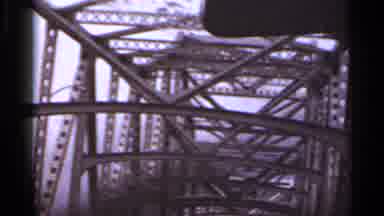 Arkansas USA (1965): View From A Car On A Rainy Bridge And A Green Farmland