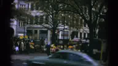 Copenhagen Denmark (1965): Afternoon On The Corner Of A Busy Street In Europe