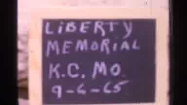 Kansas City Missouri (1965): Black Desk With White Writing On It For Liberty