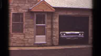Kansas City Missouri (1965): Classic Car Sits In A Garage In Small Town Of Eureka