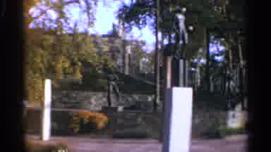 Lenningrad Russia-1965: Modernist Sculptures In A Park