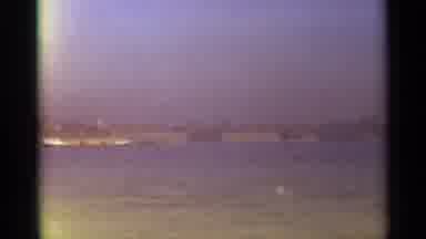 Lenningrad Russia (1965): Panoramic A Harbor And Flash Of A City