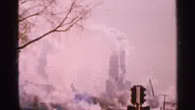 Minnesota USA (1965): Mass Plumes Of Polluted Smoke Rise From An Industrial City