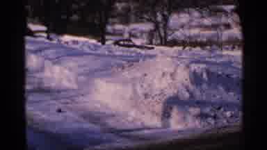 Minnesota USA (1965): Snow Plowed Road