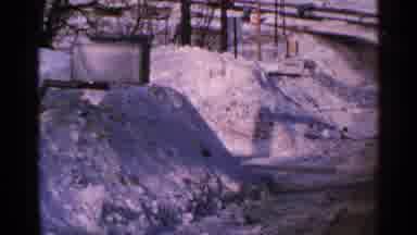 Minnesota USA (1965): Snowing Everywhere On Ground And In The Trees