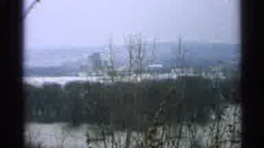 Minnesota USA (1965): Pond And City Skyline On A Cloudy Day