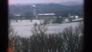 Minnesota USA (1965): A Completely Flooded Forest Environment Where Water Covered