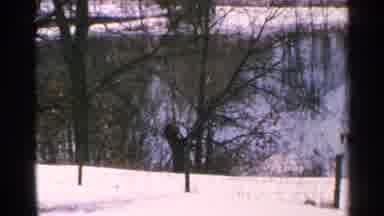 Minnesota USA (1965): Lake View Switches To Cardboard Sign Reading April 8 1965