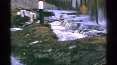 Minnesota USA (1965): The River Water Drops Abruptly Creating An Eye Soothing View
