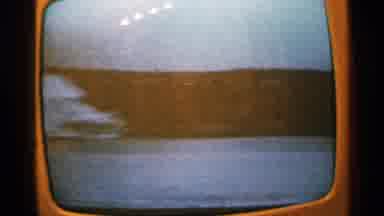 Minnesota USA (1965): Television Showing Images Of A Street And A Distant City