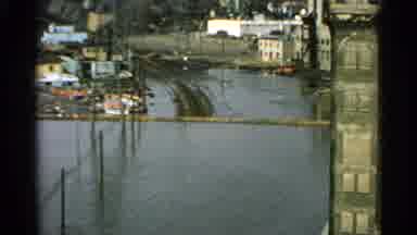 Minnesota USA (1965): House Is Sinking In The Water After A Heavy Rain