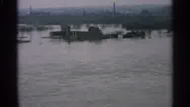 Minnesota USA (1965): A Dock In A Suburb Is Visible