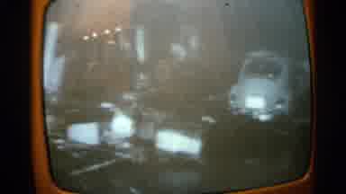 Minnesota USA (1965): TV Viewing Of Rubble Parked Cars One Volkswagen Bug Old