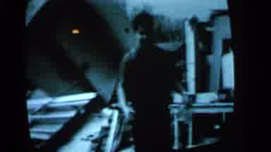 Minnesota USA (1965): An Orange Vintage Television Showing Natural Disaster