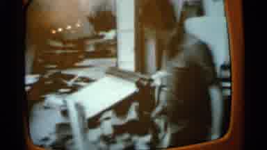 Minnesota USA (1965): Man Arrives By Car Then Points At Objects In The Background