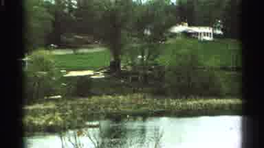Minnesota USA (1965): Brambles Bushes Weeds And Boxes Line A Stream That Lays