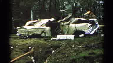 Minnesota USA (1965): Crushed Car Damaged Buildings