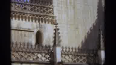 NAZARE PORTUGAL-1965: Detailed Church Architectural Spire