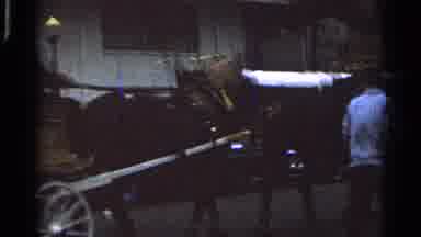 Saint Louis Missouri (1965): Two Men Are Traveling N A Wooden Horse Drawn Buggy At