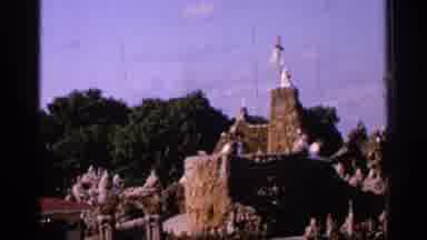 Saint Louis Missouri (1965): A Crowd Of Christians Pay Homage To A Marble Statue