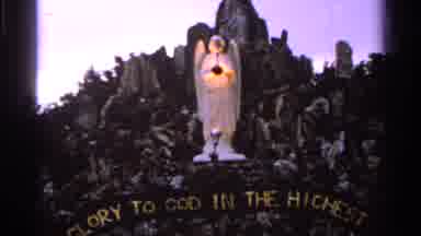 Saint Louis Missouri (1965): Angel Or Saint Sculpture With Light In His Hand From