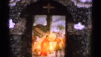 Saint Louis Missouri (1965): Religious Painting And Shrine On A Clear Day