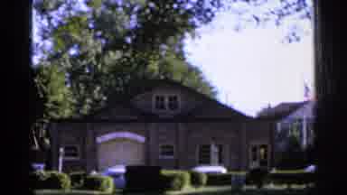 Saint Louis Missouri (1965): House From Front View Cold Cuts To A Man Petting A