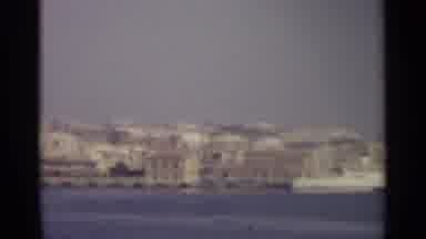 Sicily-1965: People On A Boat Floating On The Sea Near Houses