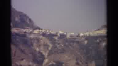 Sicily-1965: Mountain Top City On A Clear Sunny Day