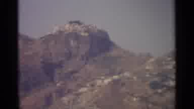 Sicily-1965: Mountain Village on a Rocky Hillside