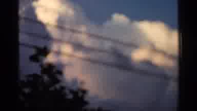 Hamel Minnesota (1966): Blue Skies And Puffy White Clouds At Sunset