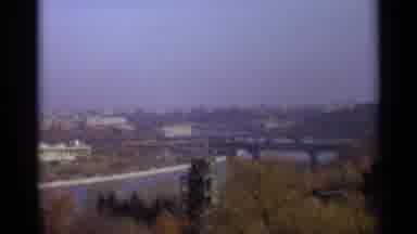 MOSCOW RUSSIA-1966: Panorama Of Nature Followed By A Shot Of An Old Fashioned