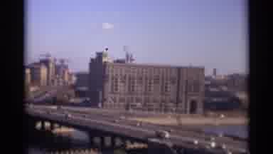 Moscow Russia (1966): Vintage Video Showcasing Busy City Bridge During The Summer