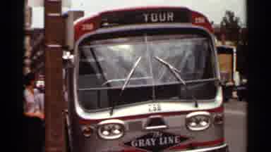 Saint Louis Missouri (1966): An Old Tour Bus That Is About To Be Packed With