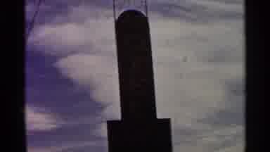 Saint Louis Missouri (1966): Old Grey Rounded Building With Cars Parked Near It
