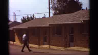 Saint Louis Missouri (1966): A Security Officer At A Motel Doing A Routine Check