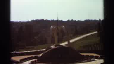Saint Louis Missouri (1966): A Large Decorative Fountain Is Pictured The Video