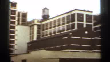 Saint Louis Missouri (1966): Yellow And Brown Building With Traffic Light On A