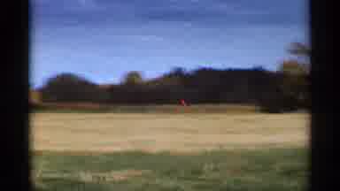 Sauk Centre Minnesota (1966): Vintage Forest Field Grass Green Blue Sky Still