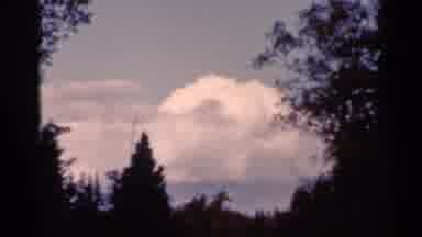 Wauseon Ohio (1966): A Beautiful Glimpse Of The Sky And A Fall Tree Landscape