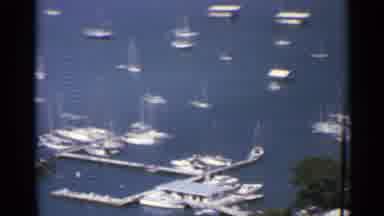 US Virgin Islands (1967): A Whole Bunch Of Boats All In The Marina Together Very