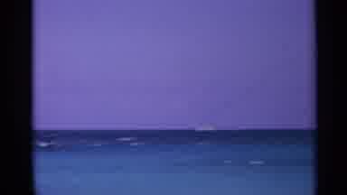 US Virgin Islands (1967): A Large Ocean With A Mountain At The Distance